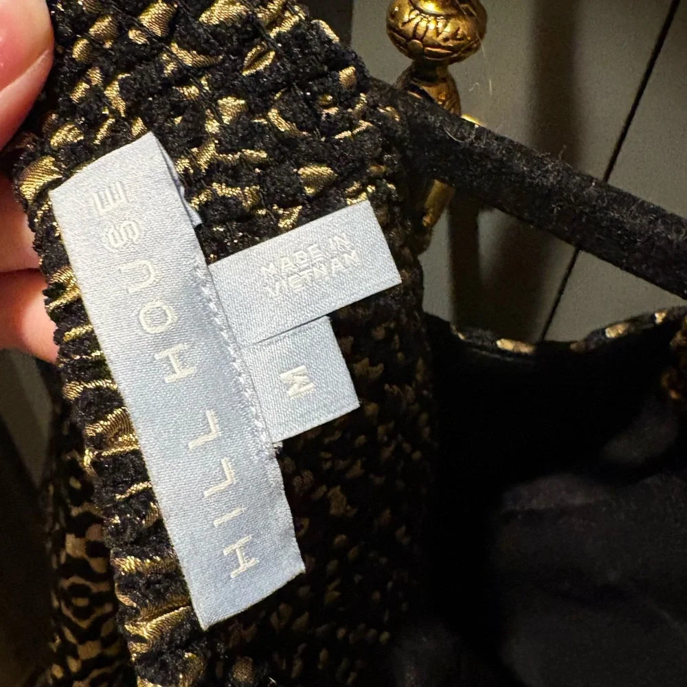 Hill House The Matilda Dress in Metallic Brocade - Picture 5 of 5